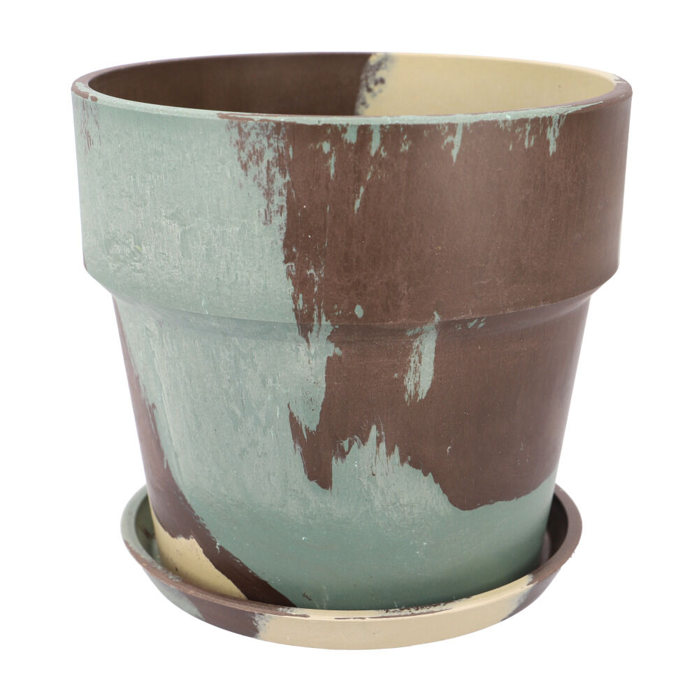 BACKYARD FAMILY「植木鉢 プラスチック お洒落 5号 通販 プランター おしゃれ 植木 鉢 ポット 花鉢 5号鉢」|その他|グリーン1