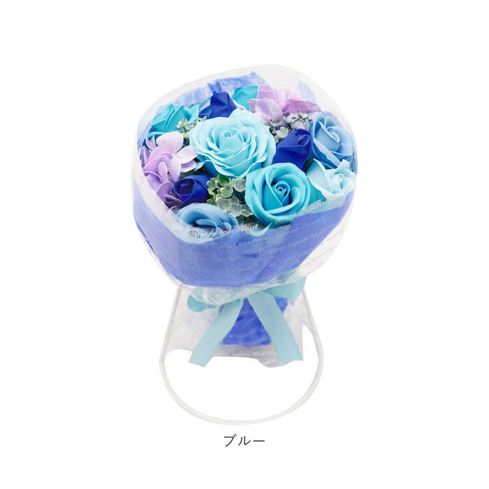 BACKYARD FAMILY「ブーケ 通販 石鹸素材 せっけん シャボン 香り ブーケスタンド付き クリアケース入り 長持ち」|その他|