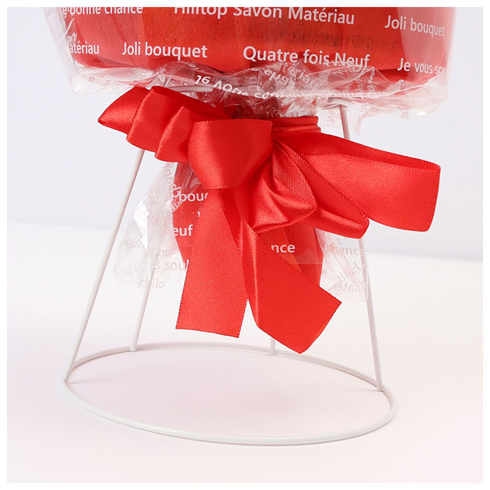 BACKYARD FAMILY「ブーケ 通販 石鹸素材 せっけん シャボン 香り ブーケスタンド付き クリアケース入り 長持ち」|その他|