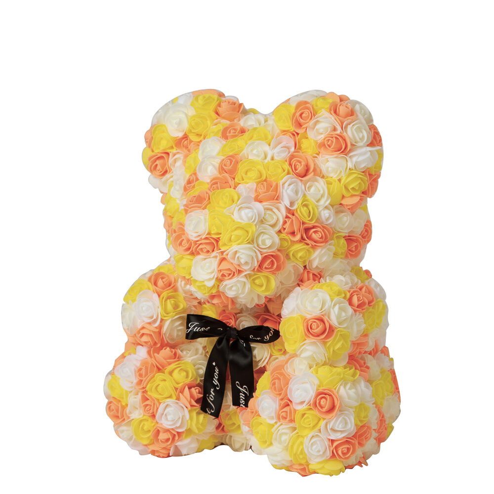 BACKYARD FAMILY「アーティフィシャル 通販 アニマル 人形 ディスプレイ用 クリアケース入り 置き型 バラ 薔薇」|その他|イエロー1