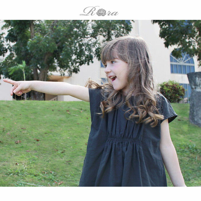 BACKYARD FAMILY「半袖 ワンピース キッズ 通販 半袖ワンピース 10006287 ワンピ 夏 女の子 綿麻」|その他|