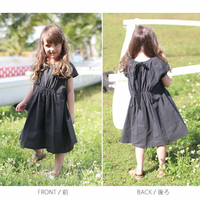 BACKYARD FAMILY「半袖 ワンピース キッズ 通販 半袖ワンピース 10006287 ワンピ 夏 女の子 綿麻」|その他|