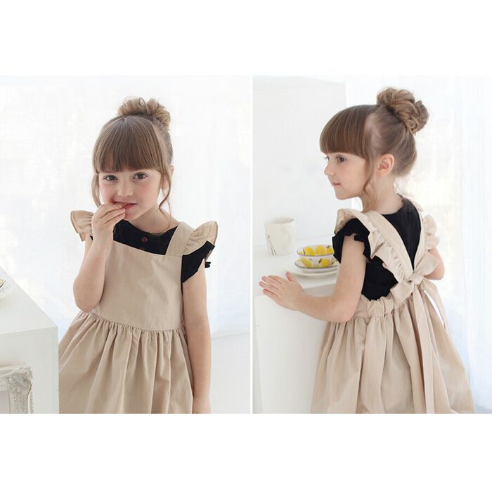 BACKYARD FAMILY「エプロンドレス 子ども 通販 エプロン ドレス 子供 5014-19-55 エプロンワンピース」|その他|