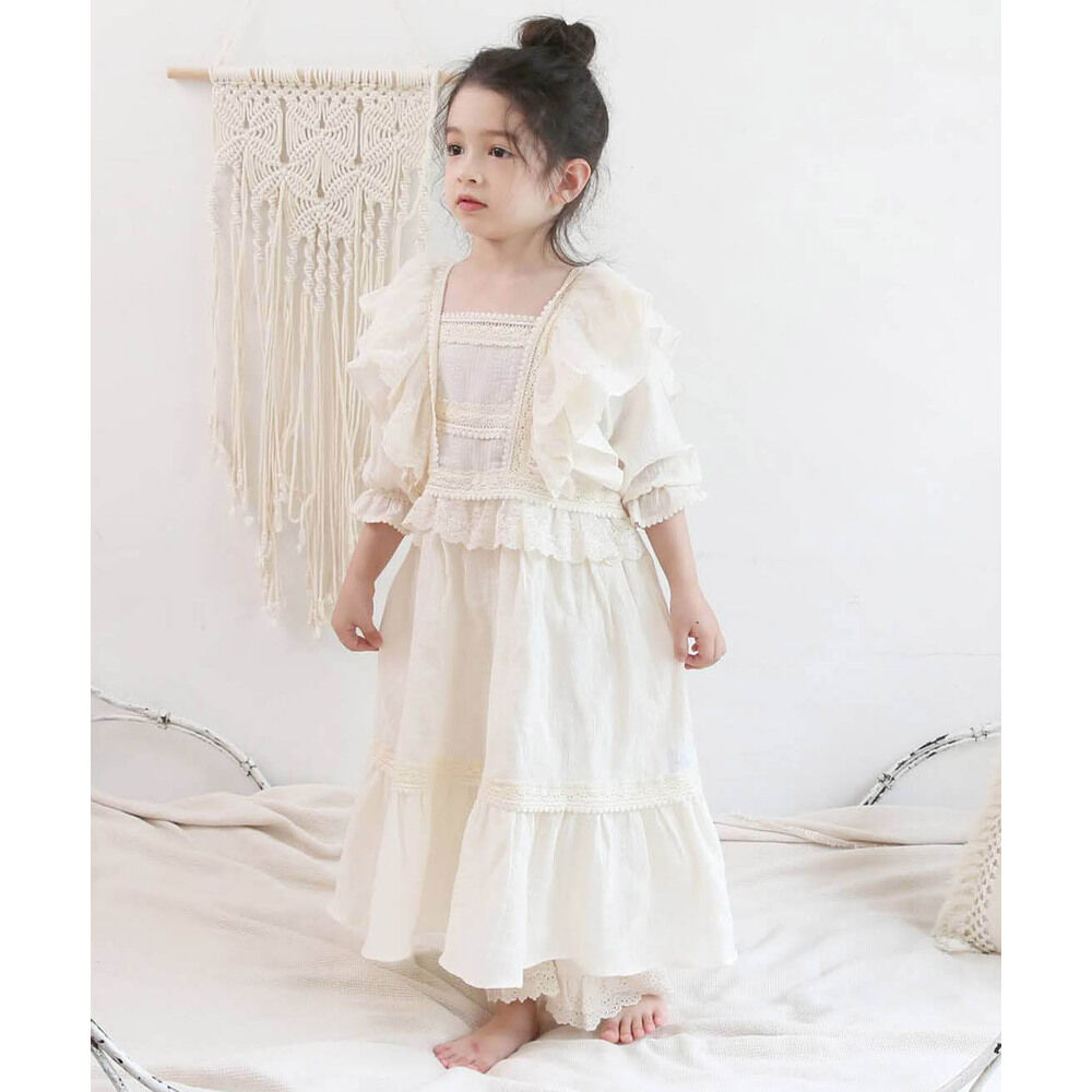 BACKYARD FAMILY「キッズ パジャマ 女の子 ジュニア 通販 ワンピース 55012201 パジャマドレス」|その他|オレンジ1