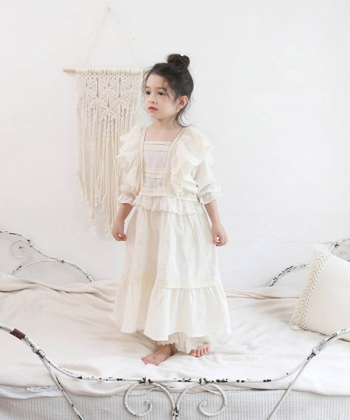 BACKYARD FAMILY「キッズ パジャマ 女の子 ジュニア 通販 ワンピース 55012201 パジャマドレス」|その他|