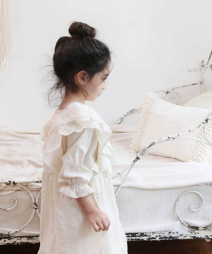 BACKYARD FAMILY「キッズ パジャマ 女の子 ジュニア 通販 ワンピース 55012201 パジャマドレス」|その他|