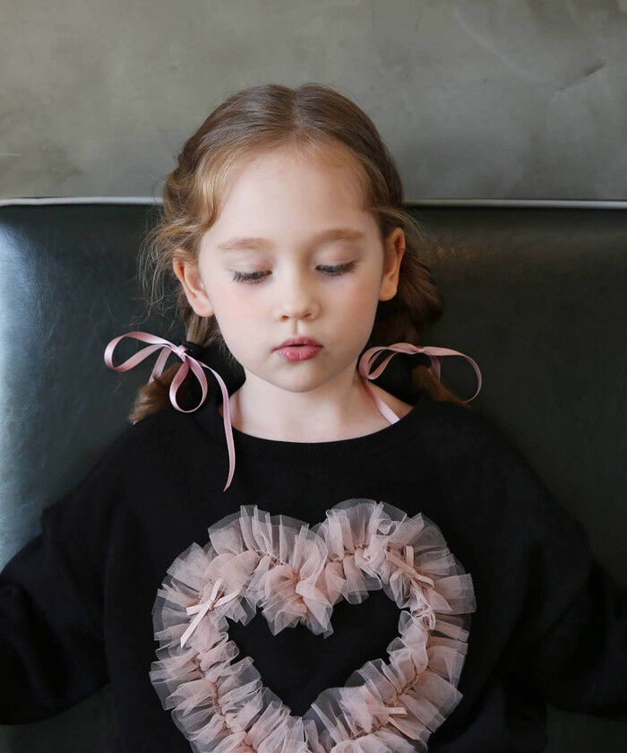 BACKYARD FAMILY「女の子 キッズ 長袖 Tシャツ 通販 ロンT 63012302 長袖Tシャツ カットソー チュール」|その他|