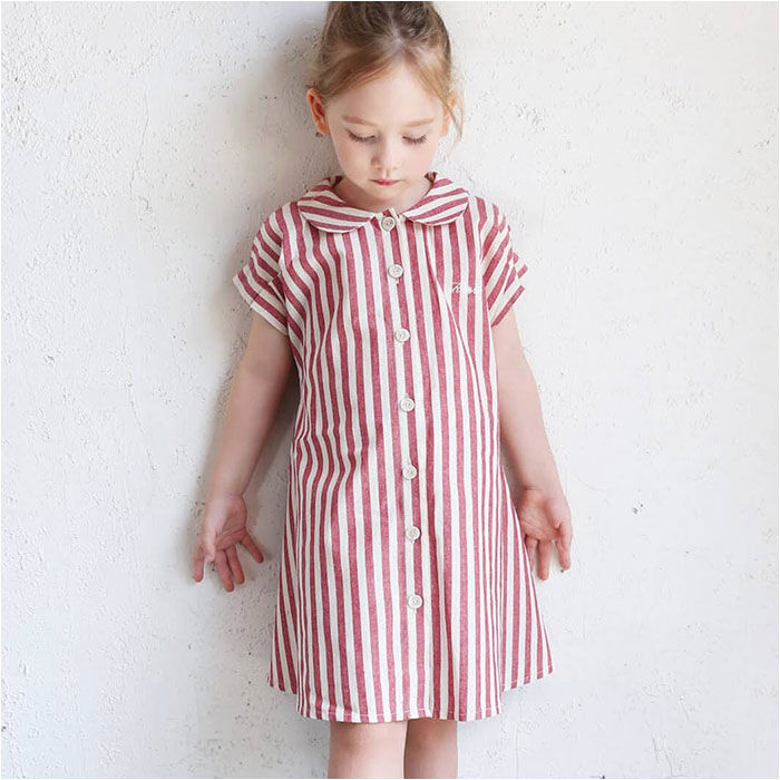BACKYARD FAMILY「半袖 ワンピース キッズ 通販 シャツワンピース 72022401 前開きワンピース」|その他|