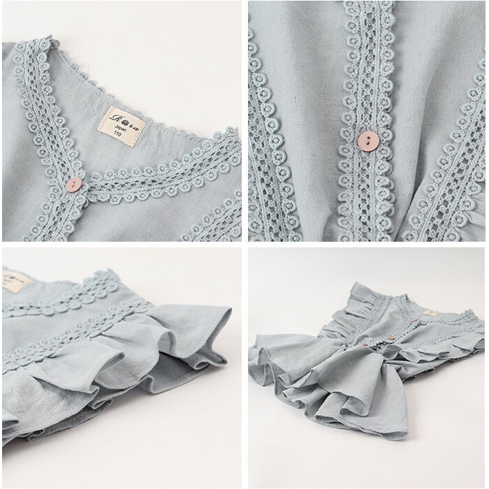 BACKYARD FAMILY「Rora ブラウス 襟なし 通販 ローラ レナ カットソー キッズ 子供 女の子 女子 こども」|その他|