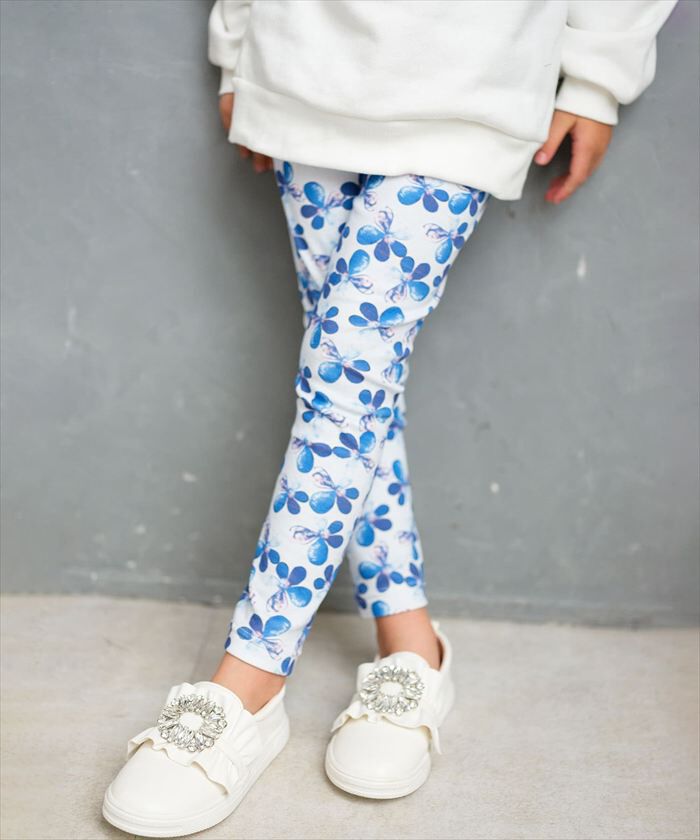 BACKYARD FAMILY「Rora 子供服 レギンス 通販 デイジー スパッツ パンツ ズボン 花柄 女の子 女子 子供」|その他|