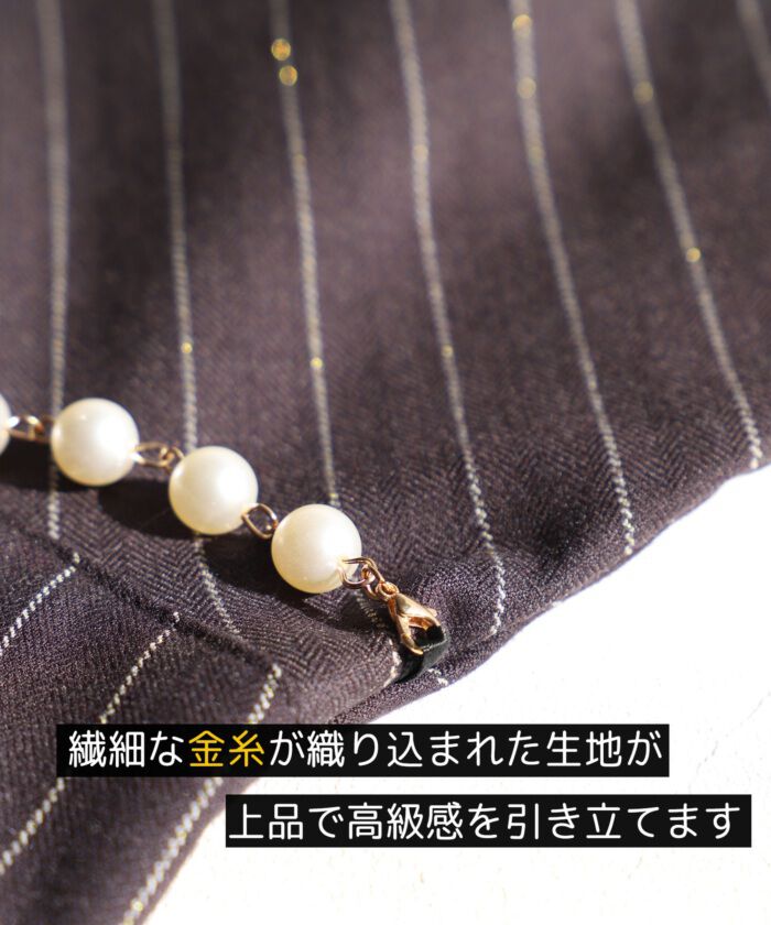 BACKYARD FAMILY「Rora ワンピース 通販 ビオラ パール付きバルーンワンピース 子供服 ワンピ 長袖」|その他|