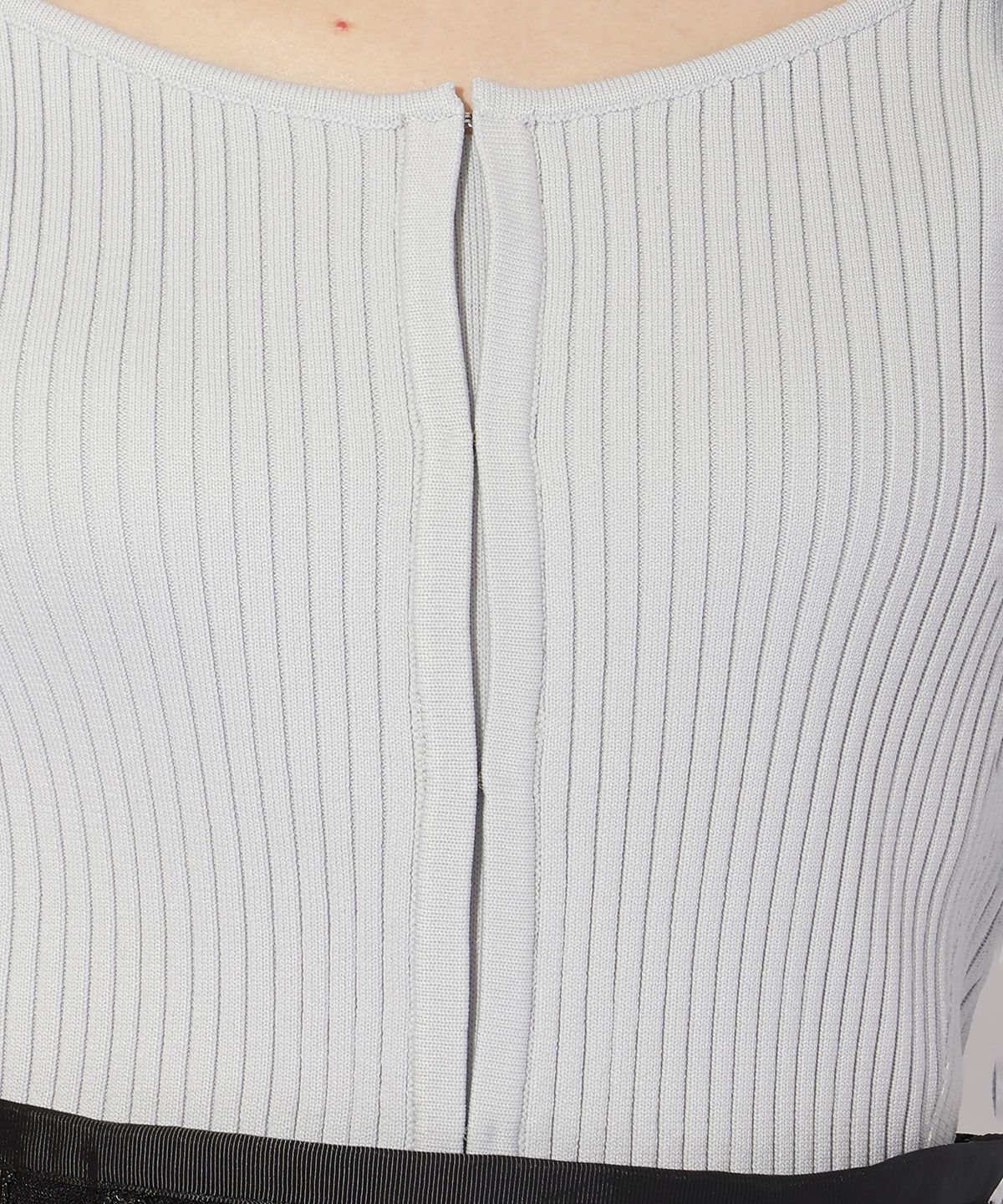 アンドクチュール「フロントホックビスチェライクプルオーバー」|ニット・セーター|