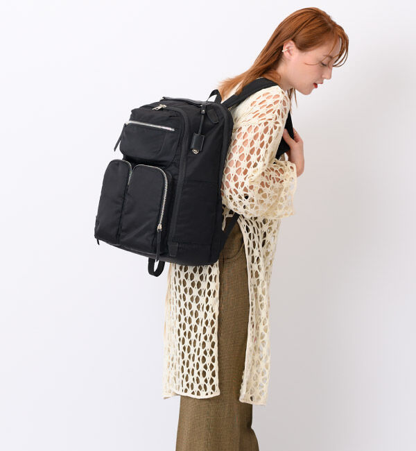 W&.Day/Night「W&.Day/Night ミュッケ オーガナイズドリュック B4サイズ 15.6インチPC収納 大容量 15577」|リュック|