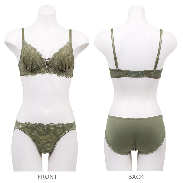 intesucre「アンテシュクレ 毎日フィットブラ ぴったり丸胸タイプ ブラセット BCDEカップ IBT360」|インナー|