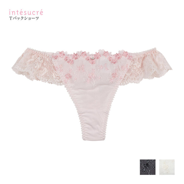 intesucre「アンテシュクレ 毎日フィットブラ IBT381Sペア Ｔバックショーツ M IST381」|インナー|