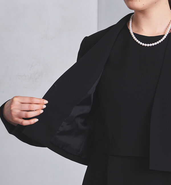 UNITED ARROWS「＜UNITED ARROWS＞フォーマル ノーカラー ジャケット P」|ノーカラージャケット|