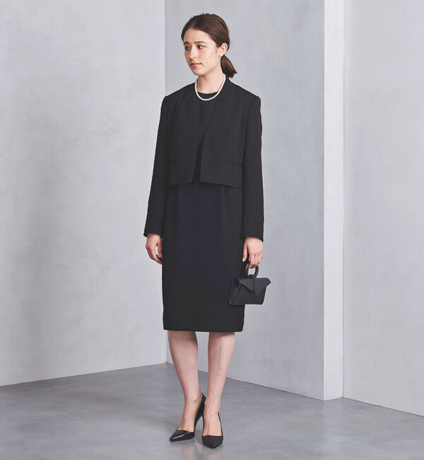 UNITED ARROWS「＜UNITED ARROWS＞フォーマル ノーカラー ジャケット P」|ノーカラージャケット|