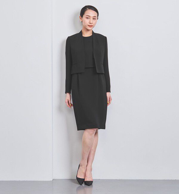 UNITED ARROWS「＜UNITED ARROWS＞フォーマル ノーカラー ジャケット P」|ノーカラージャケット|