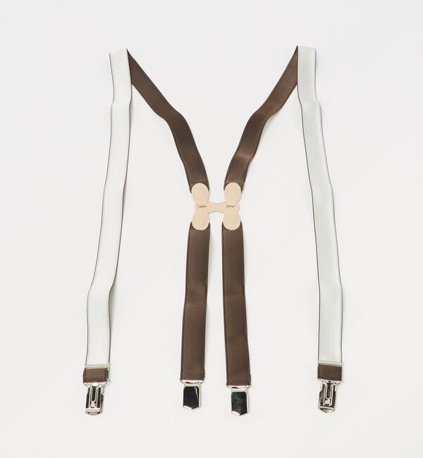 UNITED ARROWS「ナロ― ソリッド サスペンダー」|サスペンダー|