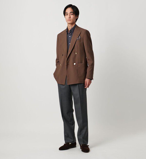 UNITED ARROWS「オーガニックコットン セミワイド ツイルデニムシャツ」|シャツ・ブラウス|