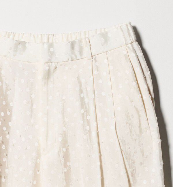 UNITED ARROWS「ドット サテン 2タック ワイドパンツ」|その他|