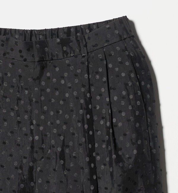 UNITED ARROWS「ドット サテン 2タック ワイドパンツ」|その他|