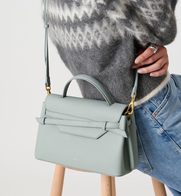 UNITED ARROWS「＜TOV＞MIMI バッグ BE/BL」|ハンドバッグ|LT.BLUE