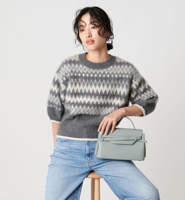 UNITED ARROWS「＜TOV＞MIMI バッグ BE/BL」|ハンドバッグ|