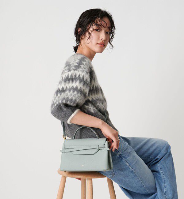 UNITED ARROWS「＜TOV＞MIMI バッグ BE/BL」|ハンドバッグ|