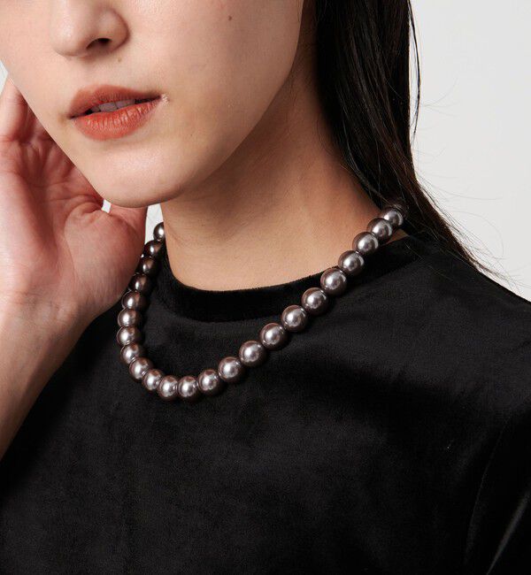 UNITED ARROWS「イミテーションパール 2WAY ネックレス」|ネックレス|MD.GRAY