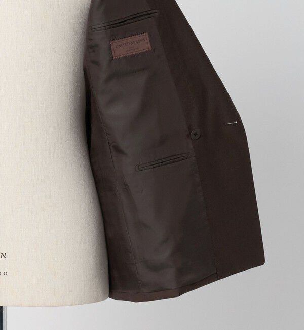 UNITED ARROWS「ウール モヘヤ トロピカル ダブル 6ボタン スーツ MC‐MODEL」|スーツ|