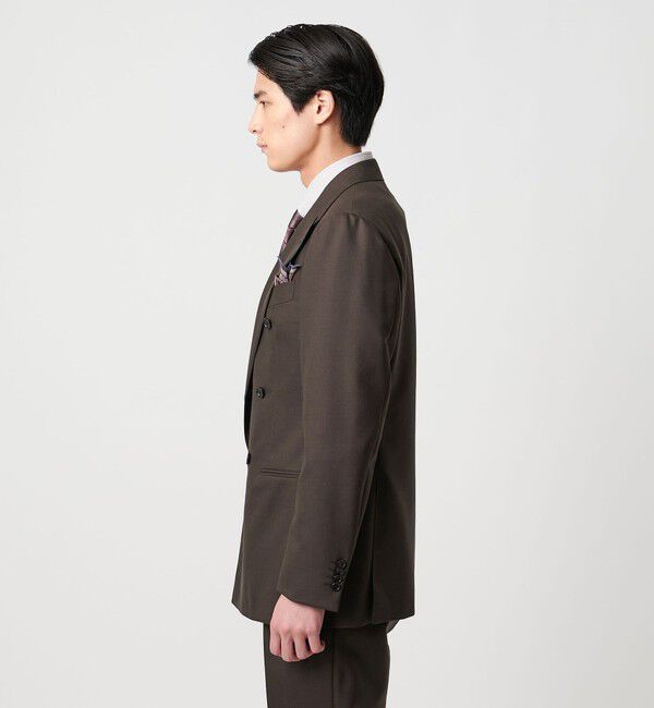 UNITED ARROWS「ウール モヘヤ トロピカル ダブル 6ボタン スーツ MC‐MODEL」|スーツ|