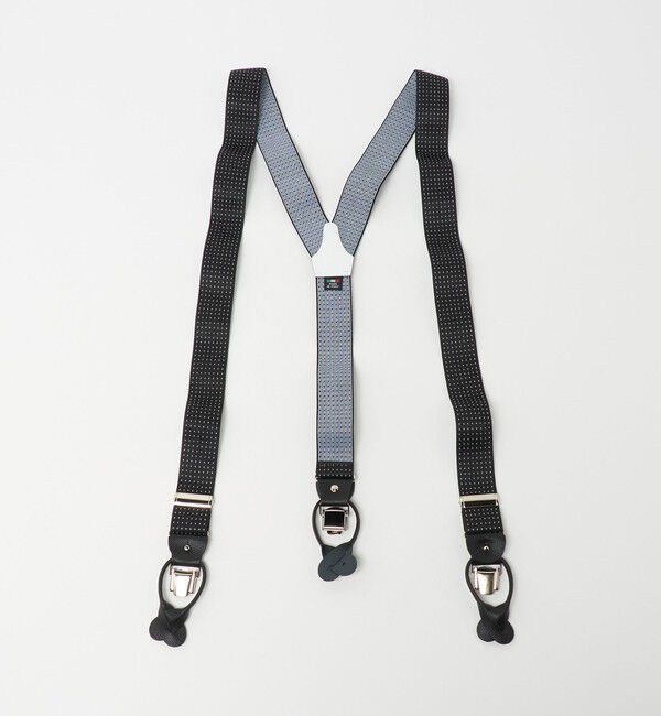 UNITED ARROWS「ドット サスペンダー」|サスペンダー|BLACK
