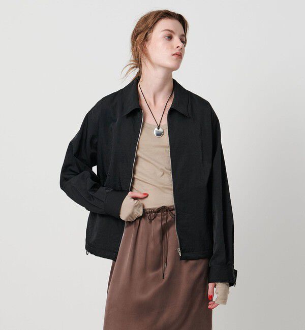 ASTRAET「＜ASTRAET＞ナイロン スソドローコード ジップブルゾン」|シャツ・ブラウス|