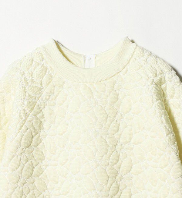 UNITED ARROWS「＜WRAPINKNOT＞フラワー キルト プルオーバー ニット」|ニット・セーター|