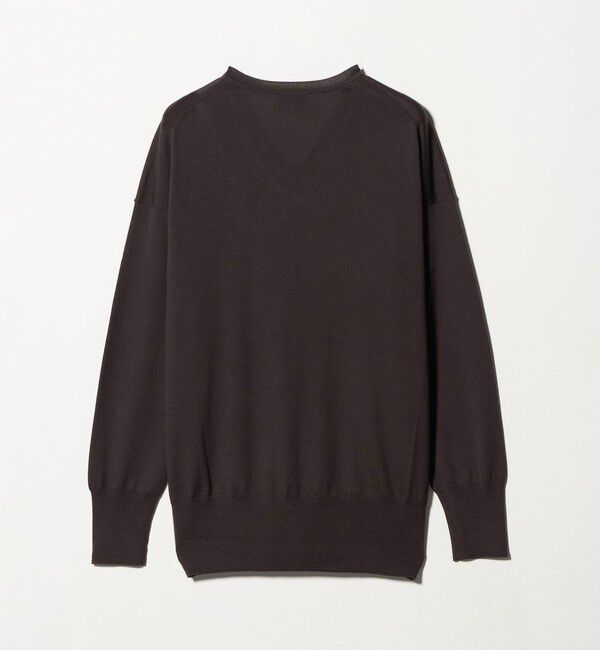 UNITED ARROWS「18G ウール Vネック ニット ‐ウォッシャブル‐」|ニット・セーター|