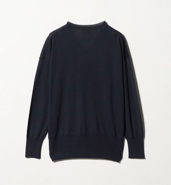 UNITED ARROWS「18G ウール Vネック ニット ‐ウォッシャブル‐」|ニット・セーター|