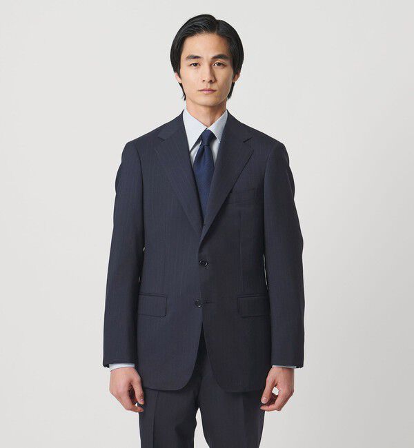 UNITED ARROWS「山栄 ピンストライプ シングル 3ボタン スーツ REGULAR MODEL」|スーツ|