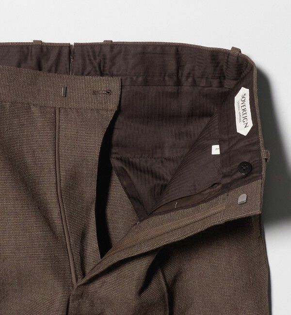 UNITED ARROWS「＜SOVEREIGN＞ピンヘッド 1プリーツ スラックス RELAX MODEL」|スーツ|