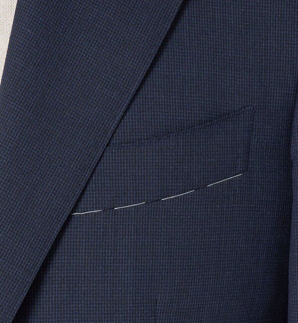 UNITED ARROWS「Vitale Barberis Canonico ハウンドトゥース シングル 3ボタンスーツ MC―MODEL」|スーツ|