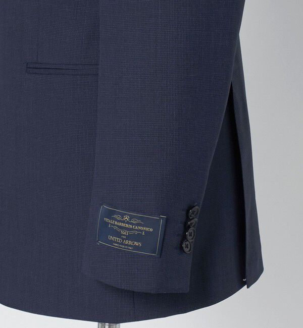 UNITED ARROWS「Vitale Barberis Canonico ハウンドトゥース シングル 3ボタンスーツ MC―MODEL」|スーツ|