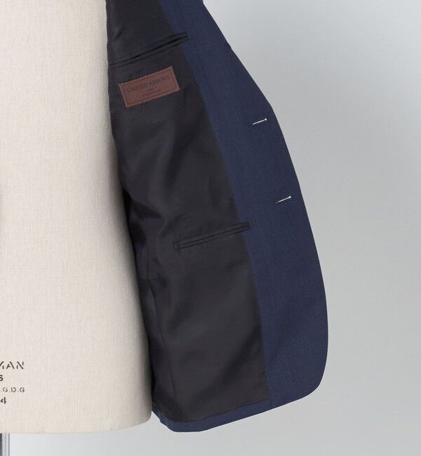 UNITED ARROWS「Vitale Barberis Canonico ハウンドトゥース シングル 3ボタンスーツ MC―MODEL」|スーツ|