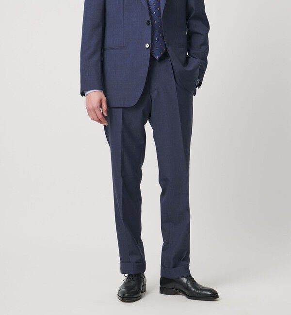 UNITED ARROWS「Vitale Barberis Canonico ハウンドトゥース シングル 3ボタンスーツ MC―MODEL」|スーツ|