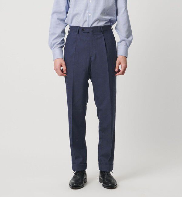 UNITED ARROWS「Vitale Barberis Canonico ハウンドトゥース シングル 3ボタンスーツ MC―MODEL」|スーツ|