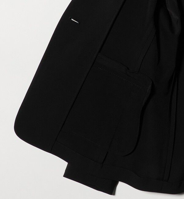 UNITED ARROWS「FEEL CLEAN Vノーカラー ジャケット ‐防しわ ストレッチ UVカット‐」|ノーカラージャケット|