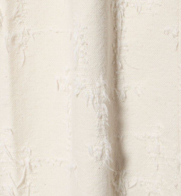 UNITED ARROWS「ジャガード タック ワイドパンツ ‐ウォッシャブル‐」|チノ|