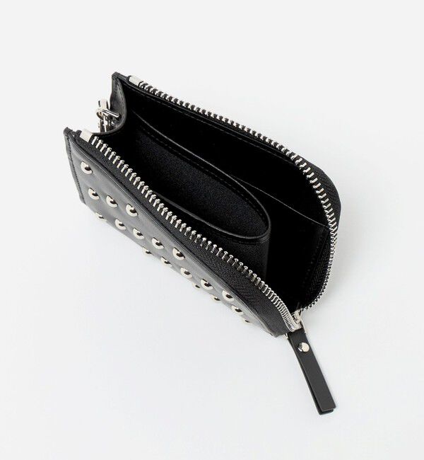 OSOI「【別注】＜OSOI＞スタッズ ハーフウォレット」|財布|