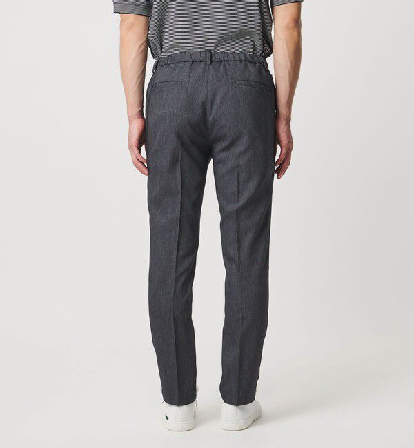 UNITED ARROWS「デニムライク ノープリーツ パンツ UA COZY　ウォッシャブル　ヨコストレッチ　防しわ」|スラックス|