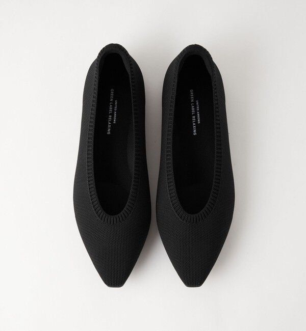 UNITED ARROWS green label relaxing「ウェルネス ニット フラットシューズ -撥水・ウォッシャブル-」|ローファー|