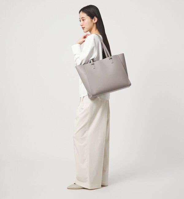 UNITED ARROWS green label relaxing「【WEB限定】ワンポイント シンプル トートバッグ（ソフトPCバッグ付） / A4 / 通勤」|トートバッグ|